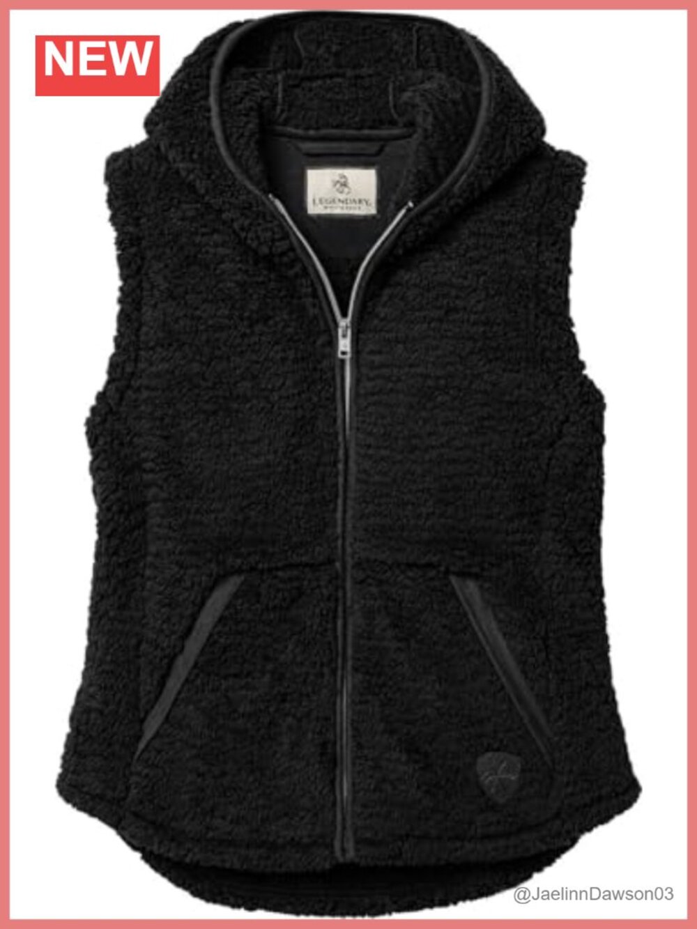 Womens Fuzzy Hide Fleece Vest Full Zip Sleeveless Outdoor Hiking